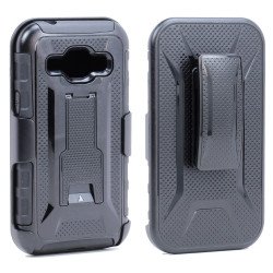 Samsung Galaxy J1 Holster Combo Belt Clip Case (Black)